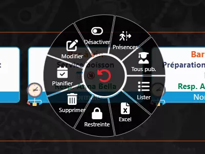 menu contextuel